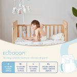 ECO BOOM Diapers, Baby Bamboo Viscose Diapers, Eco-Friendly Natural Soft Disposable Nappies for Infant, Size 3 Suitable for 13 to 22lb (Medium- 74 Count) - Image 6